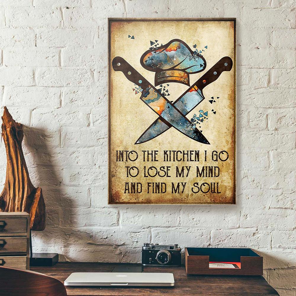 Into The Kitchen I Go To Lose My Mind Canvas Prints - Wall Art Decor into the kitchen i go to lose my mind canvas prints wall art decor 1064