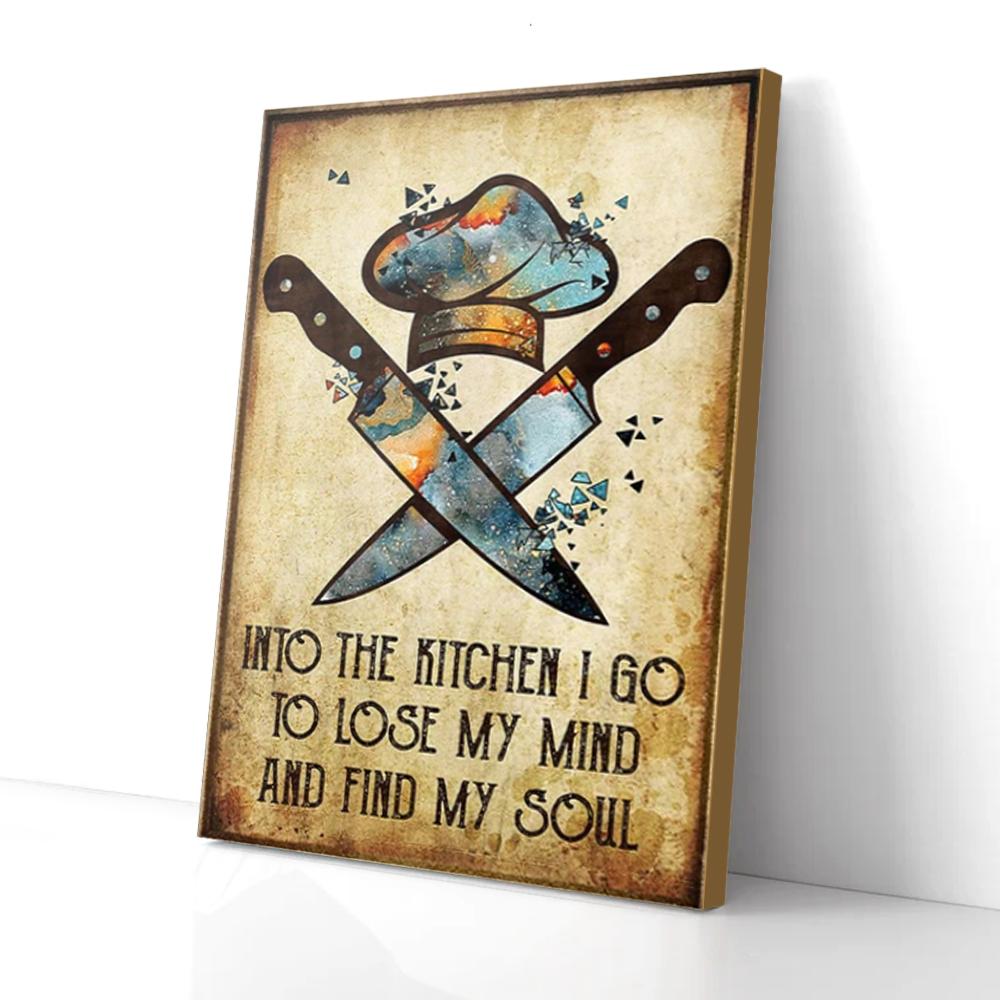 Into The Kitchen I Go To Lose My Mind Canvas Prints - Wall Art Decor into the kitchen i go to lose my mind canvas prints wall art decor 5124