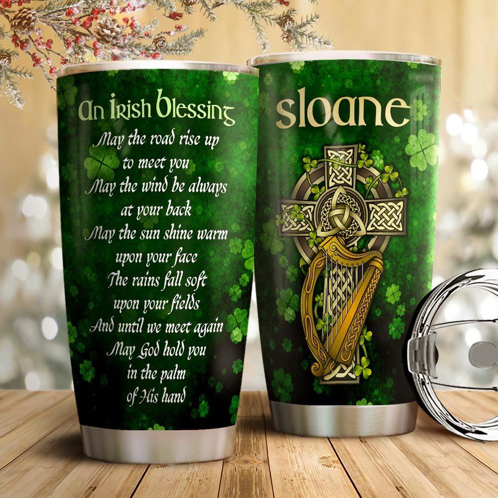 Irish Blessing Personalized Stainless Steel Tumbler irish blessing personalized stainless steel tumbler 1018