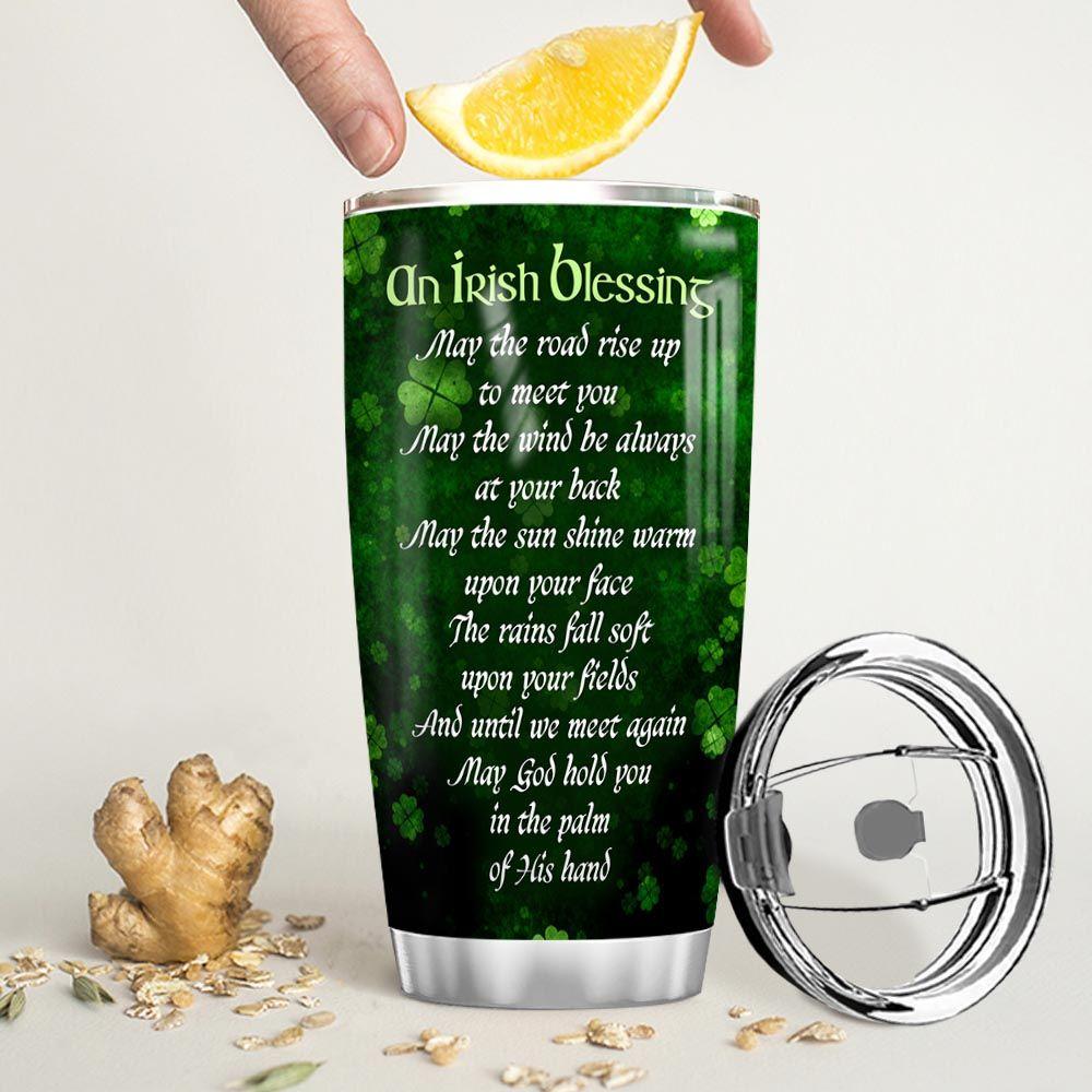 Irish Blessing Personalized Stainless Steel Tumbler irish blessing personalized stainless steel tumbler 8895