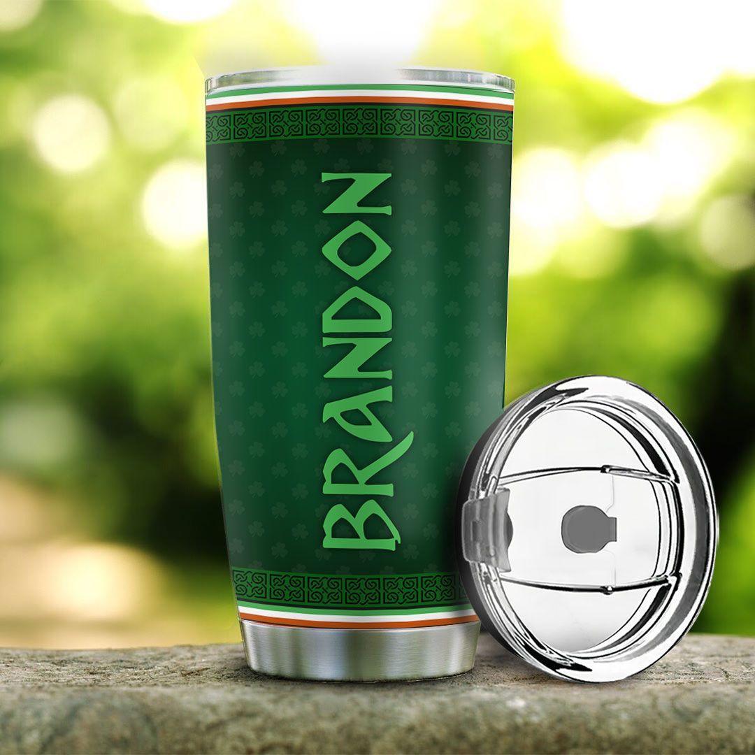 Irish Fingerprint DNA Personalized Stainless Steel Tumbler irish fingerprint dna personalized stainless steel tumbler 6122