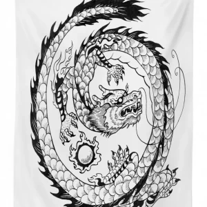 Japanese 3D Printed Tablecloth Table Decor 1 japanese 3d printed tablecloth table decor 8158