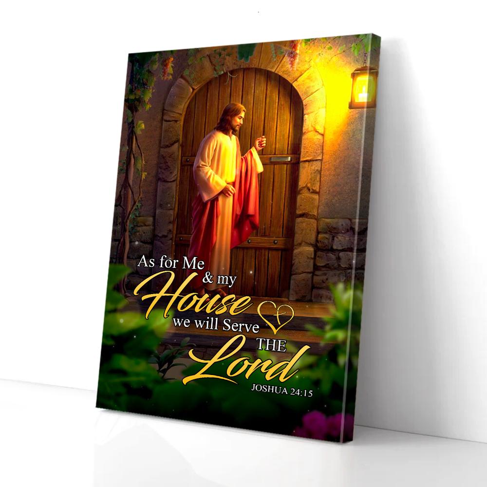 jesus knocking on the door canvas prints wall art decor 4445