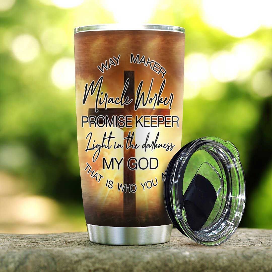 jesus sheep and lion promise keeper stainless steel tumbler 1784