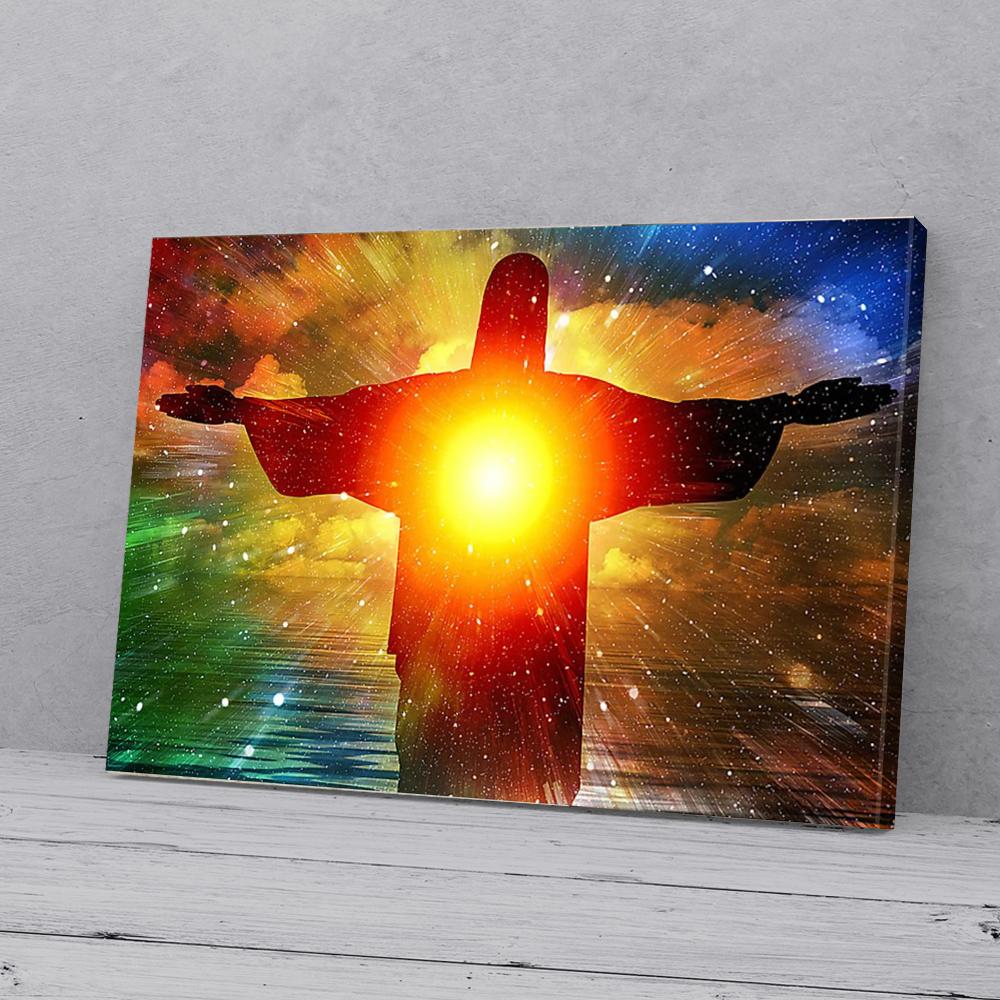 jesus the redeemer horizontal canvas prints wall art decor 1596