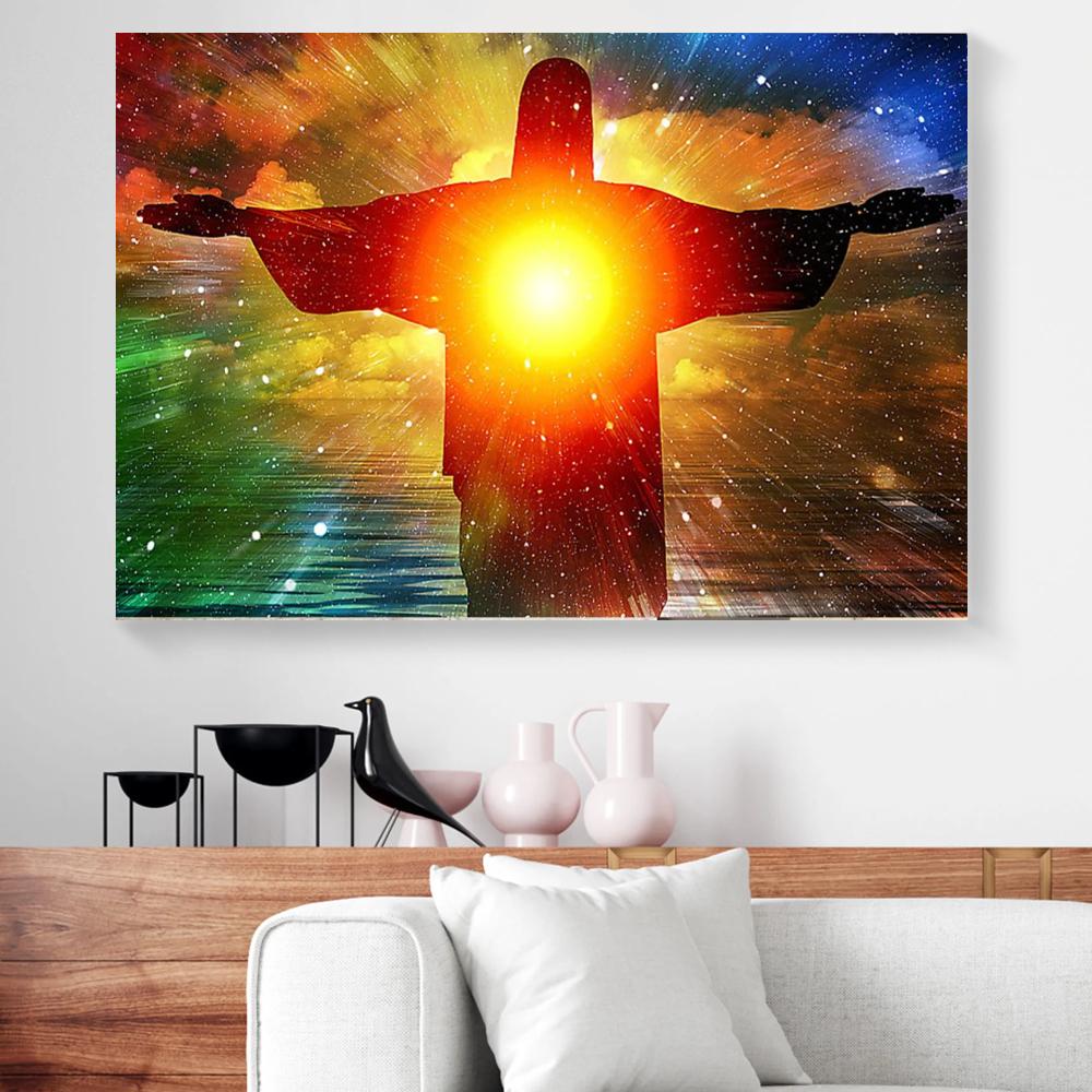 jesus the redeemer horizontal canvas prints wall art decor 2465