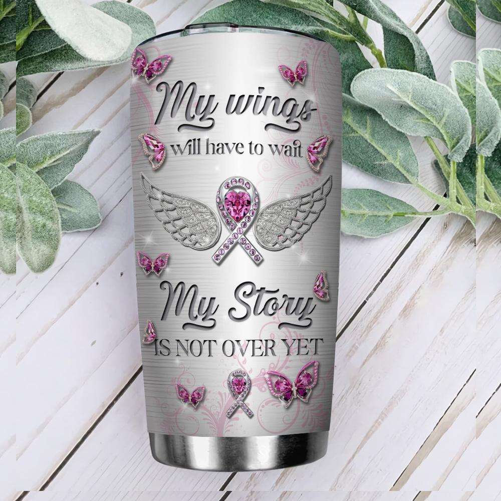 jewelry butterfly brc my story is not over personalized stainless steel tumbler 6137