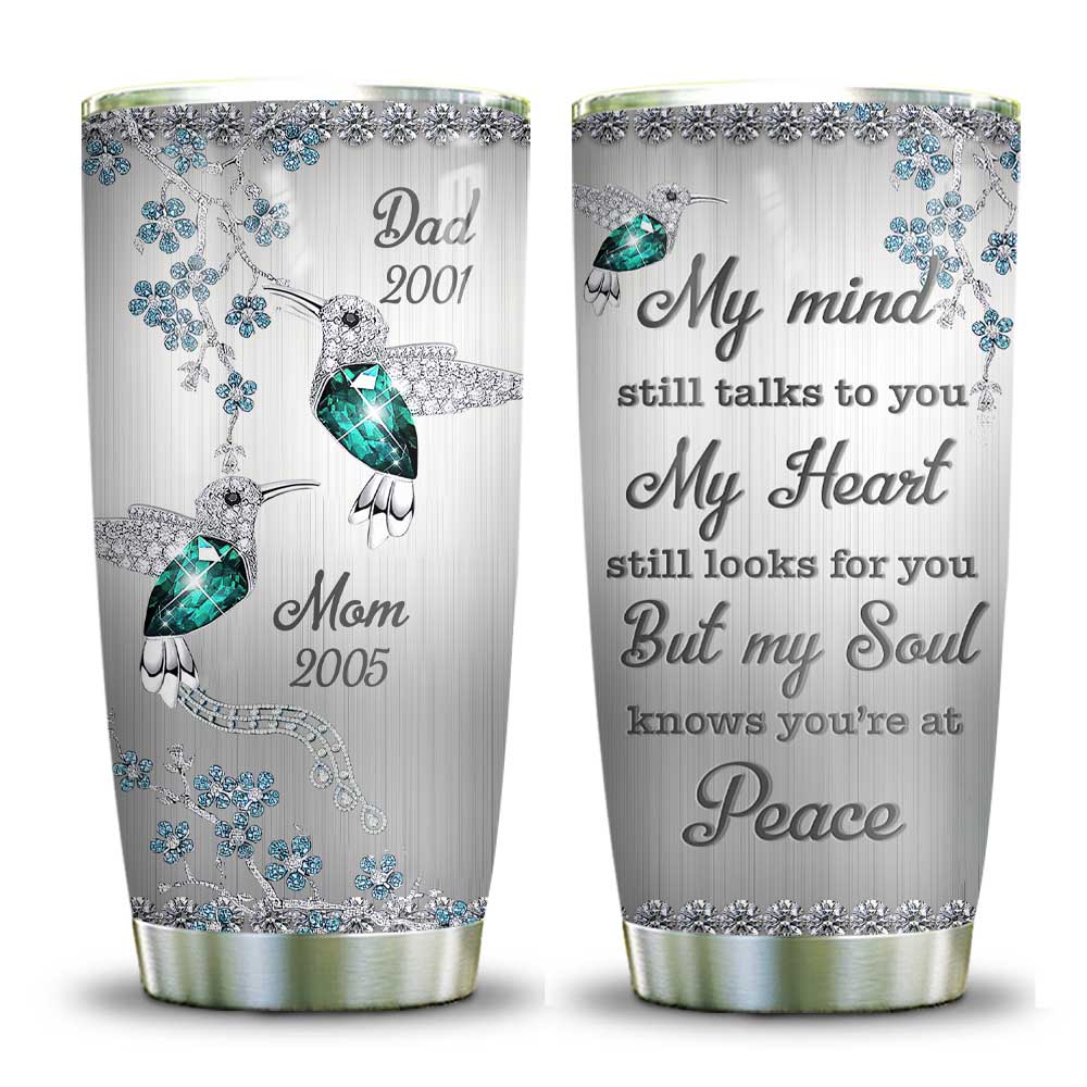 jewelry hummingbird my soul knows customize personalized stainless steel tumbler 1261