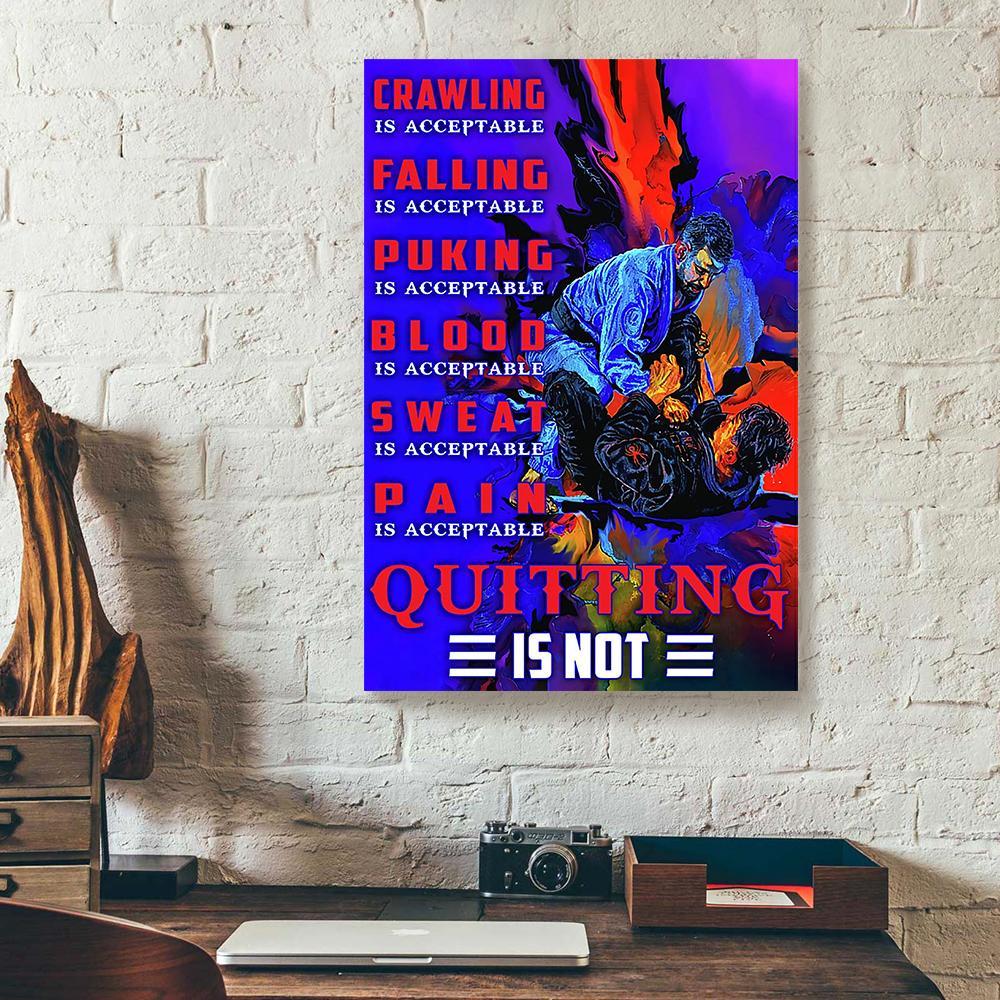 jiu jitsu canvas prints wall art decor 2300