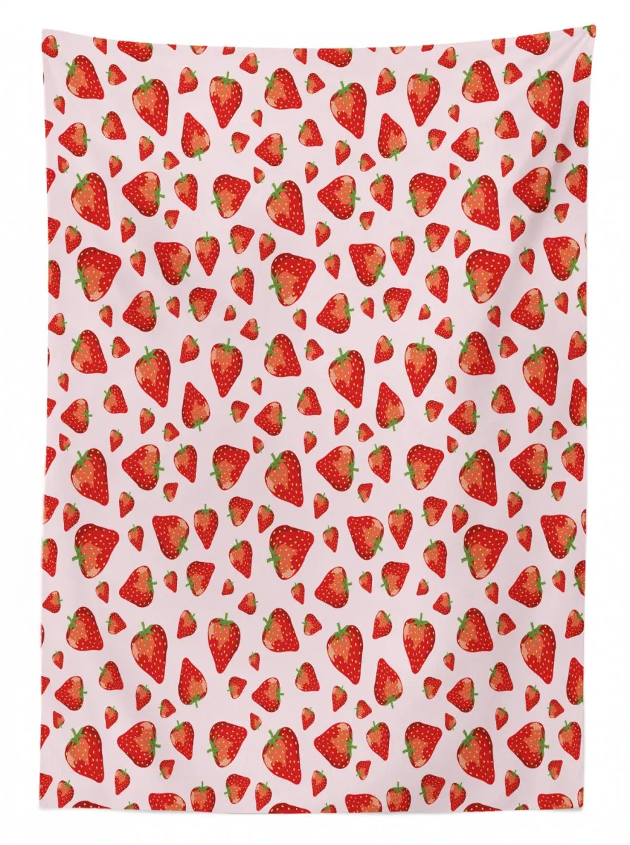 juicy ripe berries 3d printed tablecloth table decor 6332