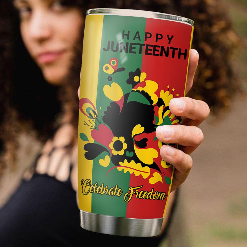 juneteenth is my independence day happy juneteenth africa american independence day stainless steel tumbler 8962