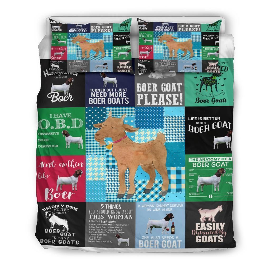 just hanging with my goat bedding set bedroom decor 5234