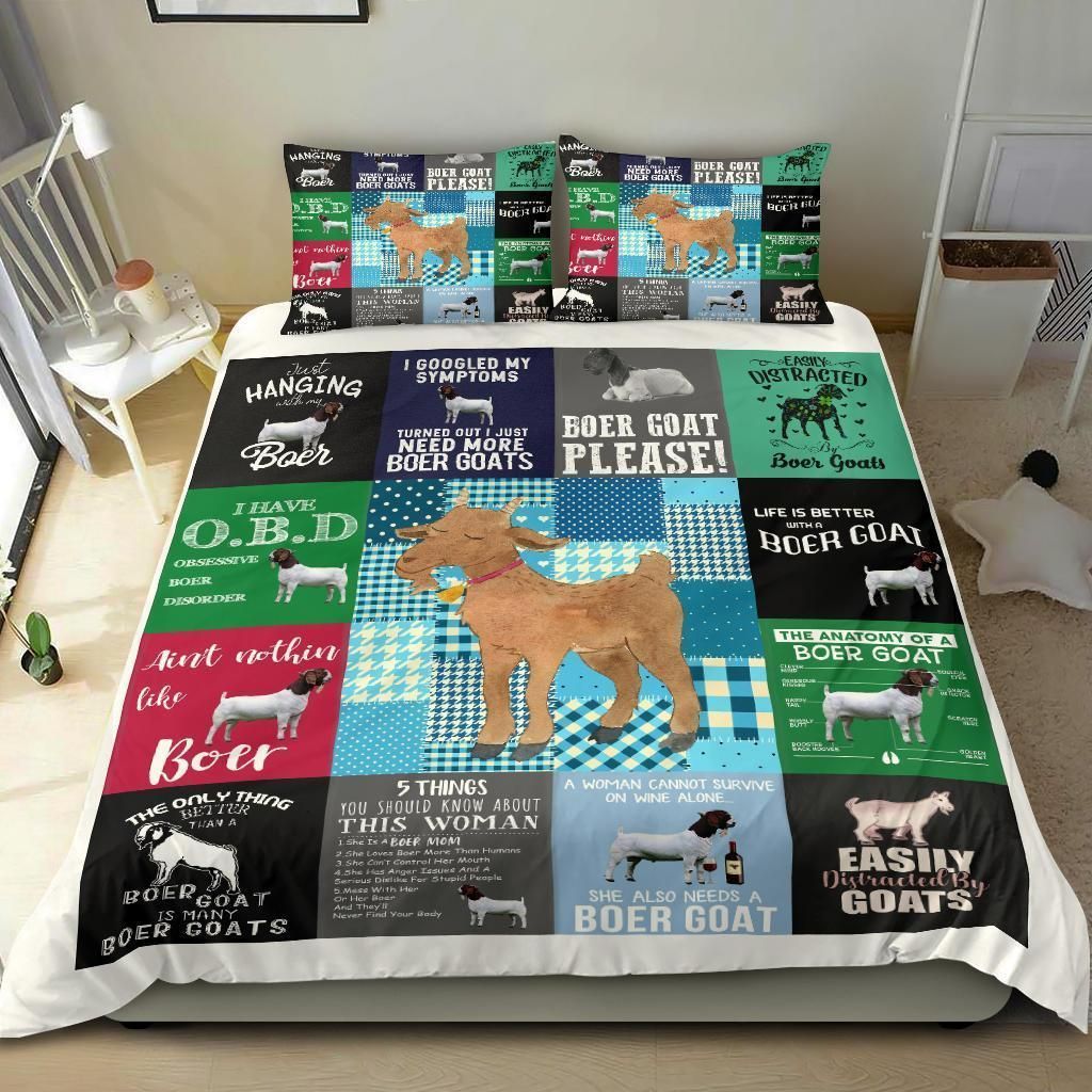 just hanging with my goat bedding set bedroom decor 6714