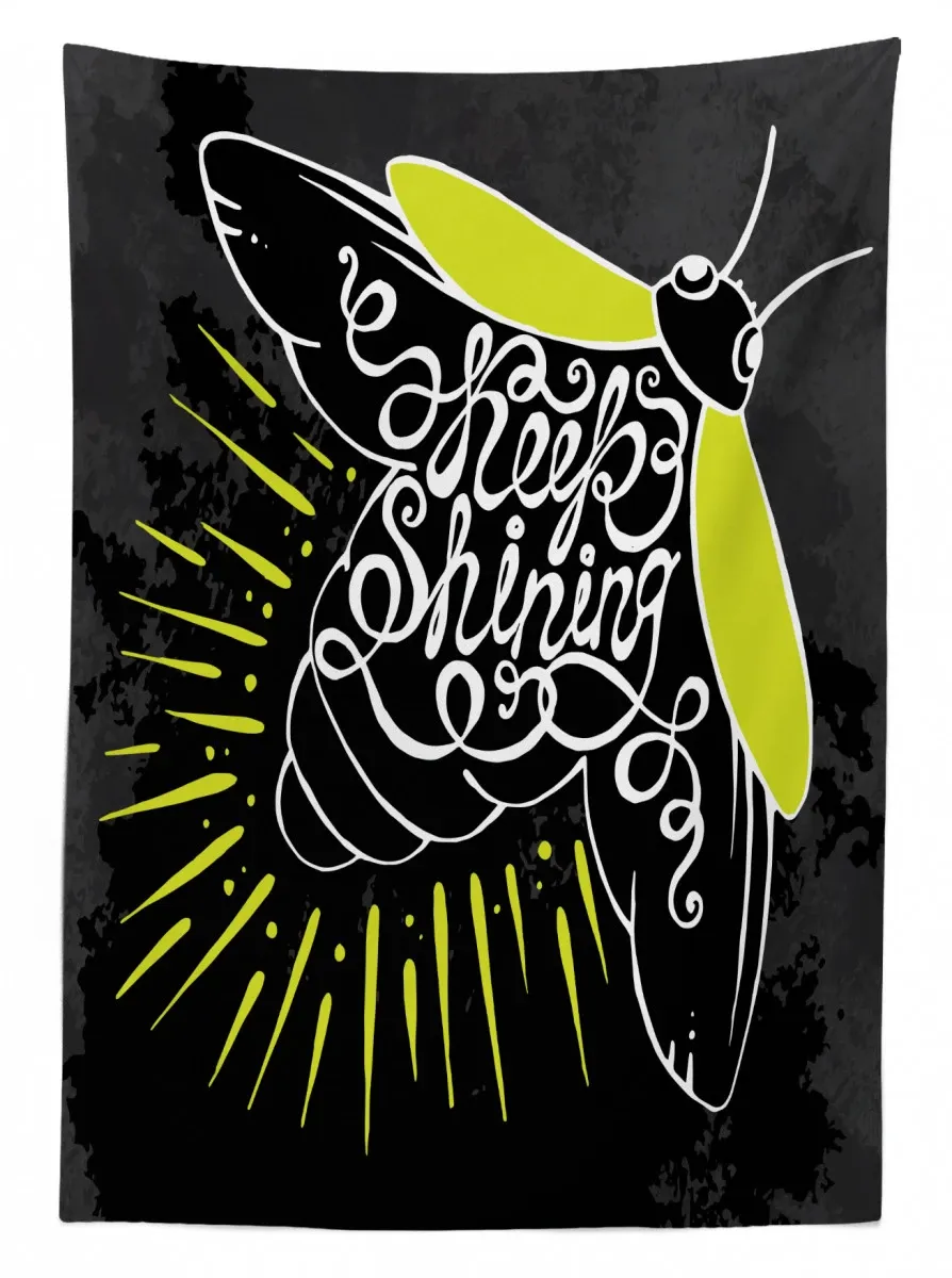 Keep Calligraphy 3D Printed Tablecloth Table Decor keep calligraphy 3d printed tablecloth table decor 3434