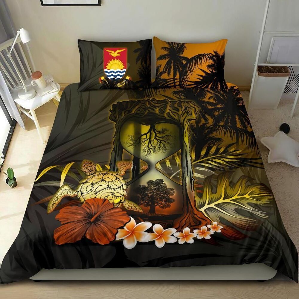 Kiribati Hibiscus Tree Of Life Hourglass Bedding Set Bedroom Decor kiribati hibiscus tree of life hourglass bedding set bedroom decor 3623