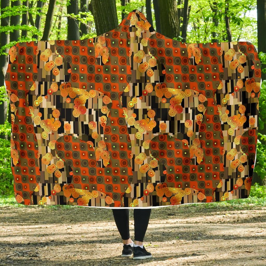 Klimt Print Pattern Hooded Blanket Cloak Blanket klimt print pattern hooded blanket cloak blanket 4218