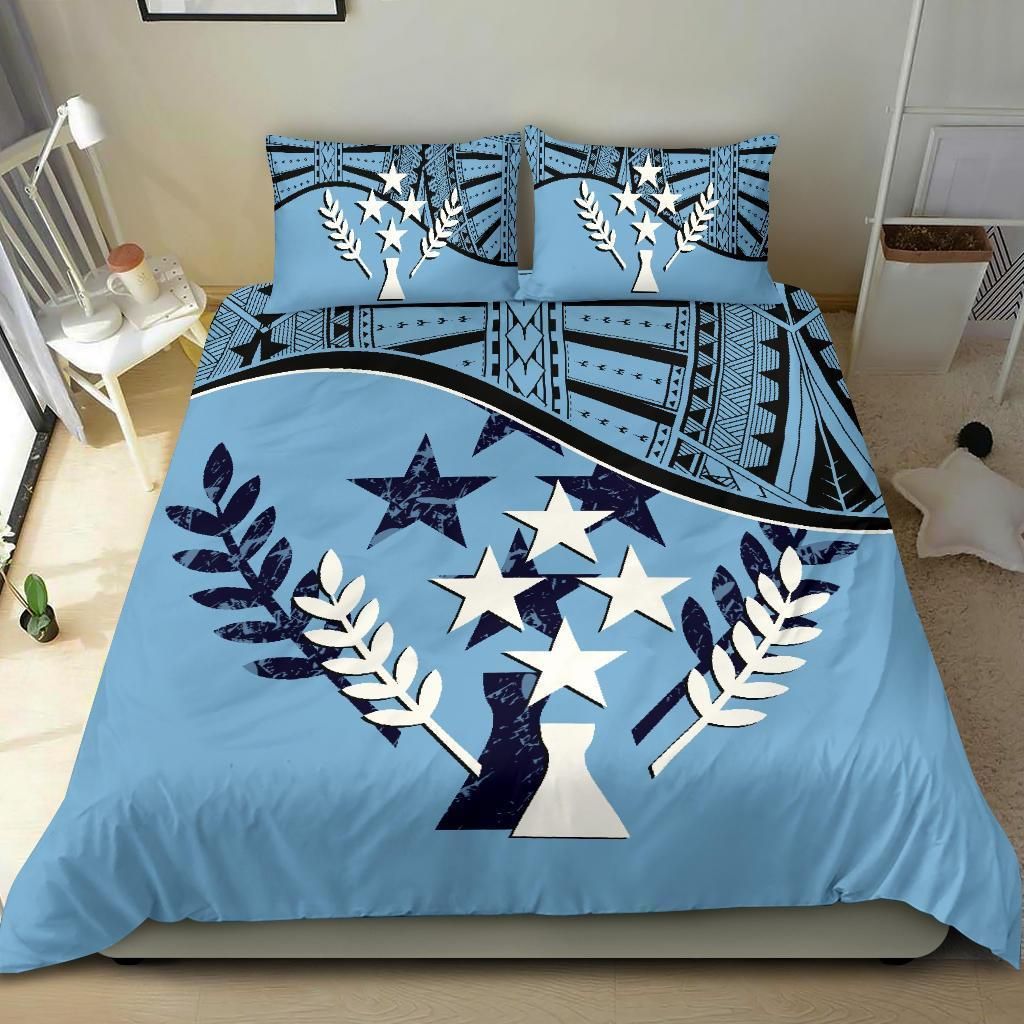 kosrae blue and white bedding set bedroom decor 3815