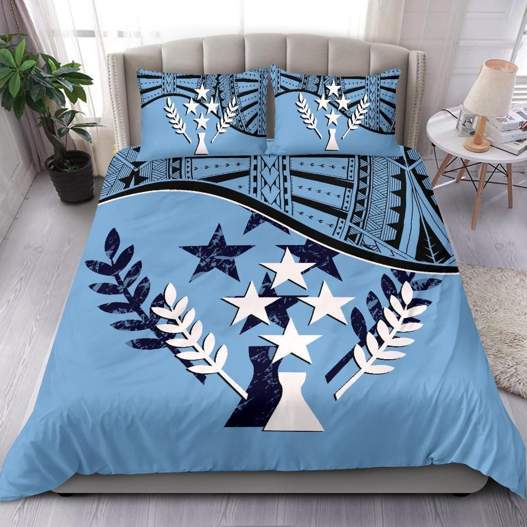 kosrae blue and white bedding set bedroom decor 6491