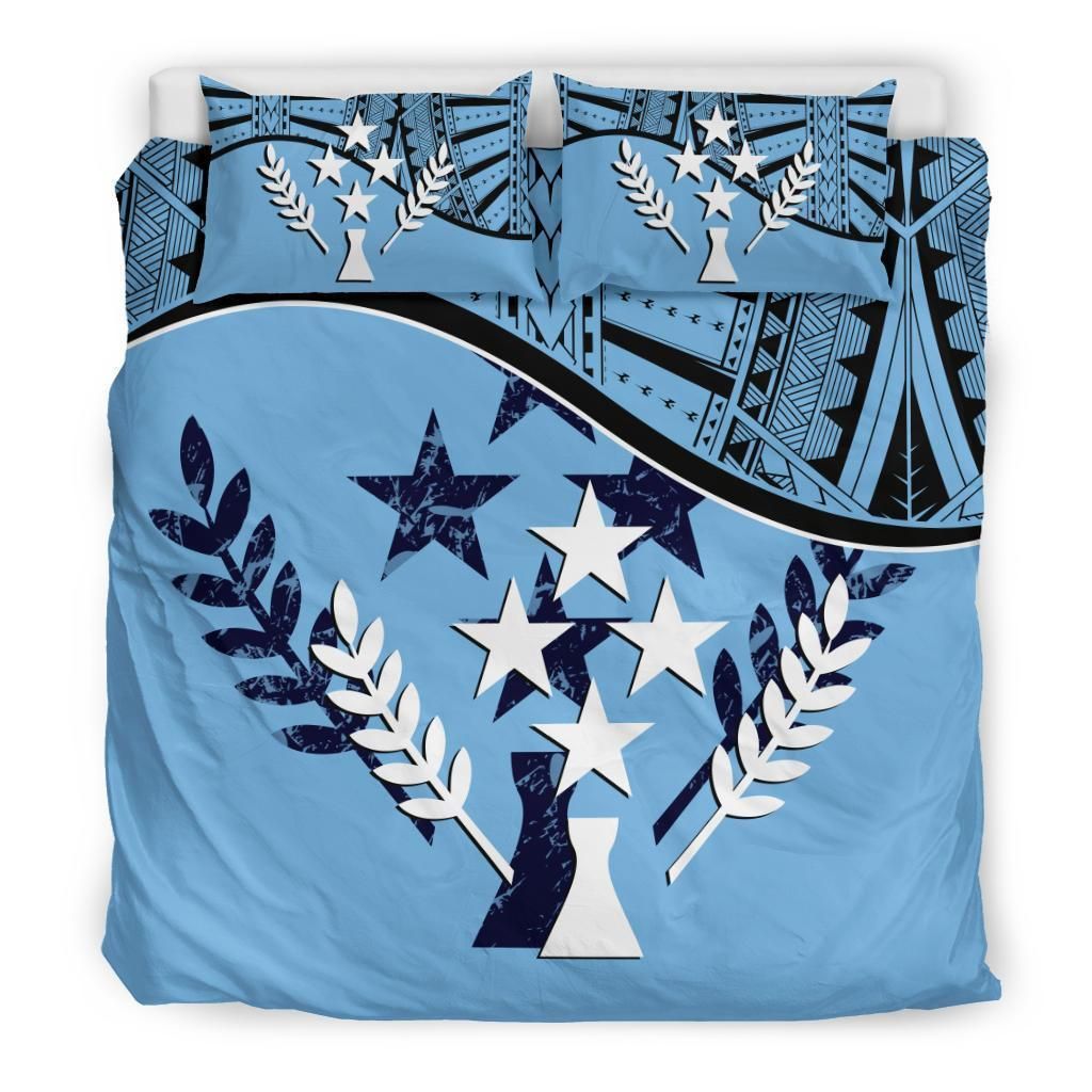 kosrae blue and white bedding set bedroom decor 7849