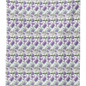 lavender and peony 3d printed tablecloth table decor 2423