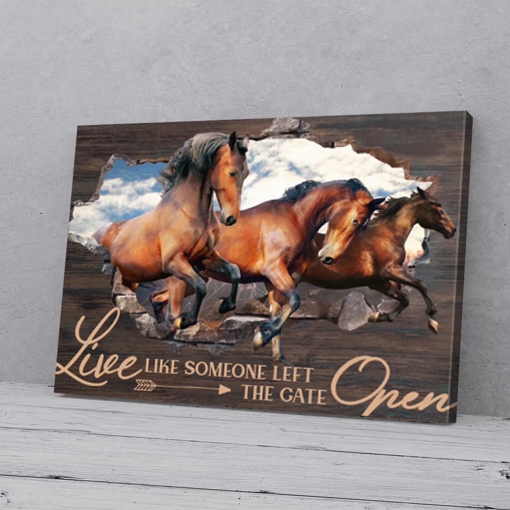 life horse racing canvas prints wall art decor 8593