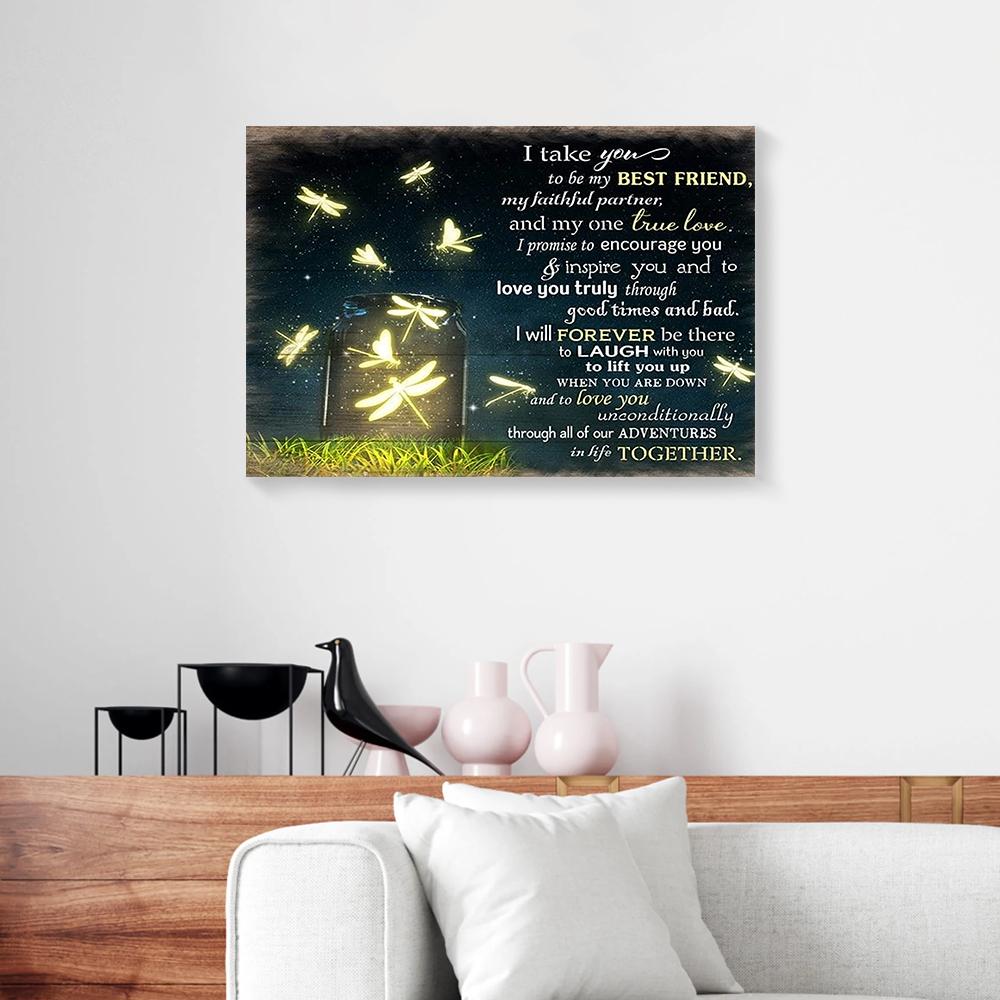 light dragonfly canvas prints wall art decor 2642