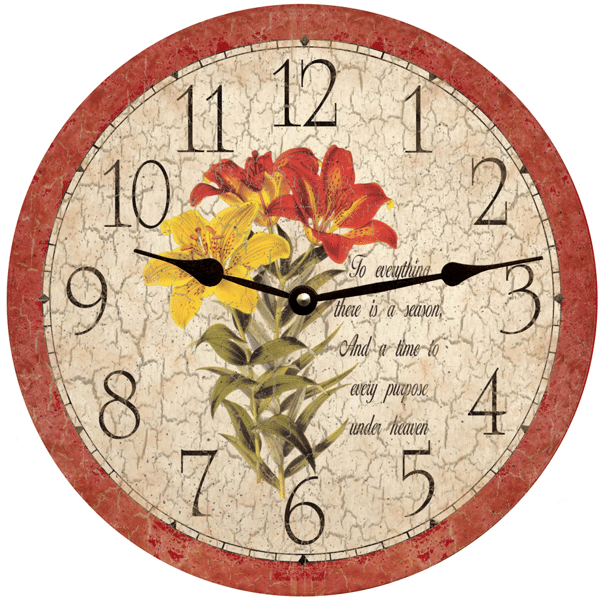 Lily To Everything There Is A Reason Decoration Gift Wall Clock lily to everything there is a reason decoration gift wall clock 6379