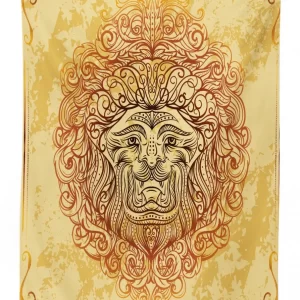 lion zodiac astrology 3d printed tablecloth table decor 6920