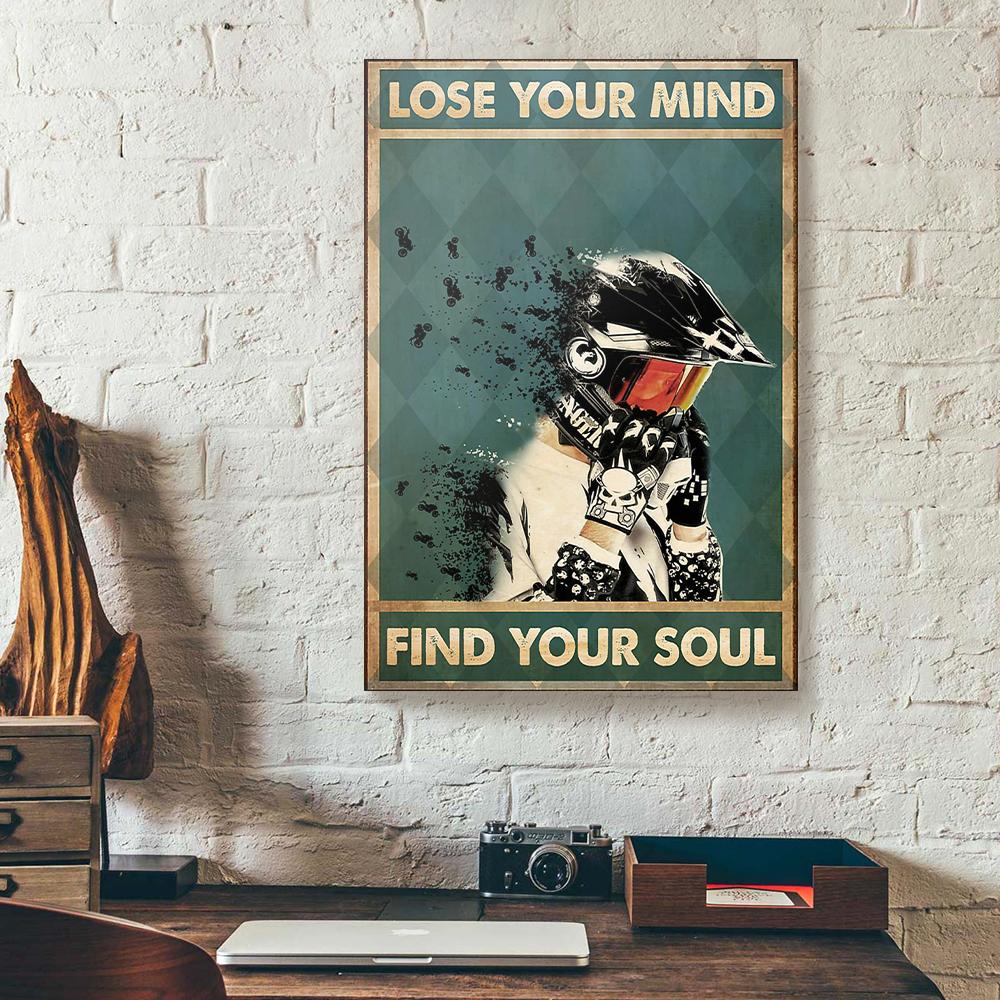 Lose My Mind Find My Soul Motorcycle Canvas Prints - Wall Art Decor lose my mind find my soul motorcycle canvas prints wall art decor 8951