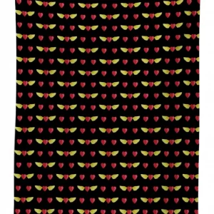 love art heart on dark 3d printed tablecloth table decor 5492