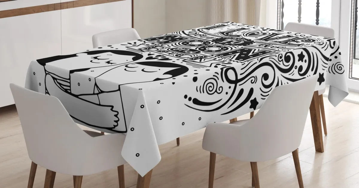 love bugs hugging 3d printed tablecloth table decor 6597
