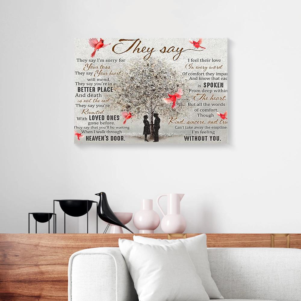 Love Cardinals Canvas Prints - Wall Art Decor love cardinals canvas prints wall art decor 6542