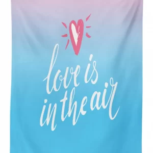 love is in air romantic 3d printed tablecloth table decor 1246