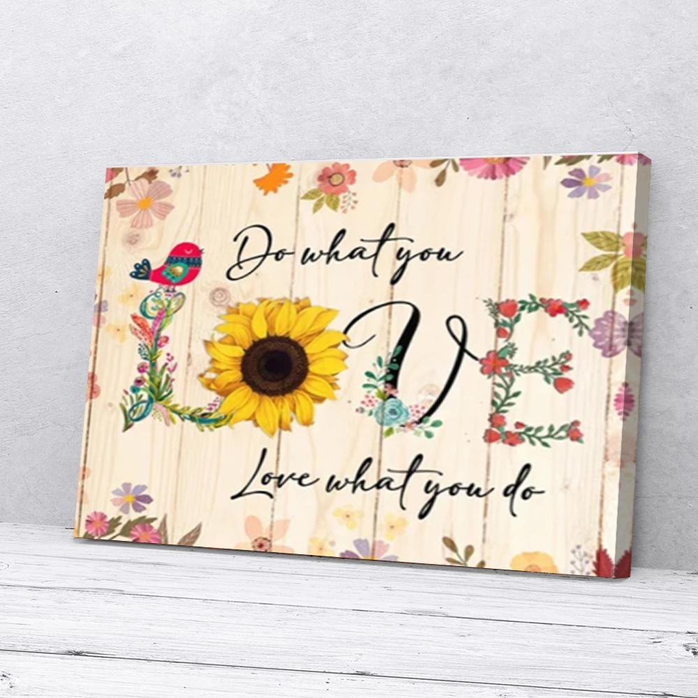 Love Sunflower Canvas Prints - Wall Art Decor love sunflower canvas prints wall art decor 1366