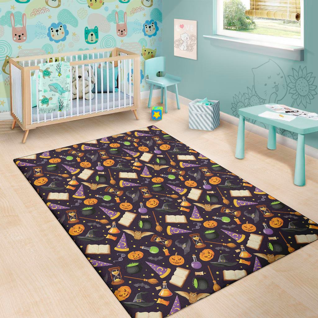 magic wizard pattern print area rug floor decor 6691