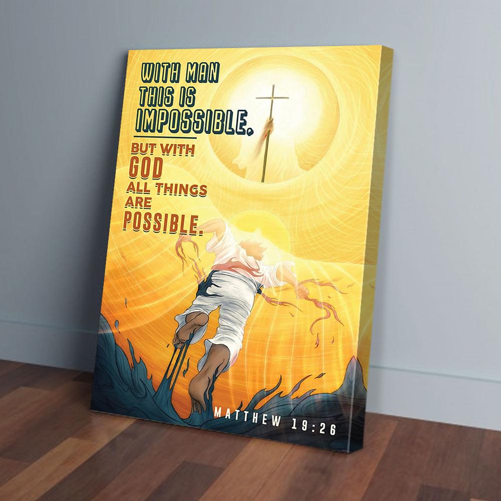man come to god canvas prints wall art decor 3448