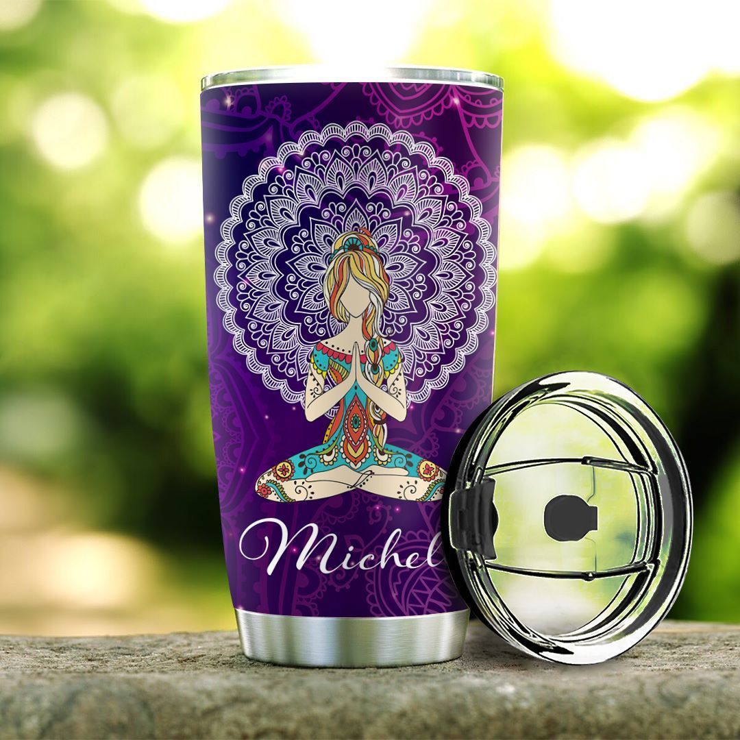 Mandala Girl Personalized Stainless Steel Tumbler mandala girl personalized stainless steel tumbler 6441