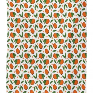 mandarin and polka dots 3d printed tablecloth table decor 1575