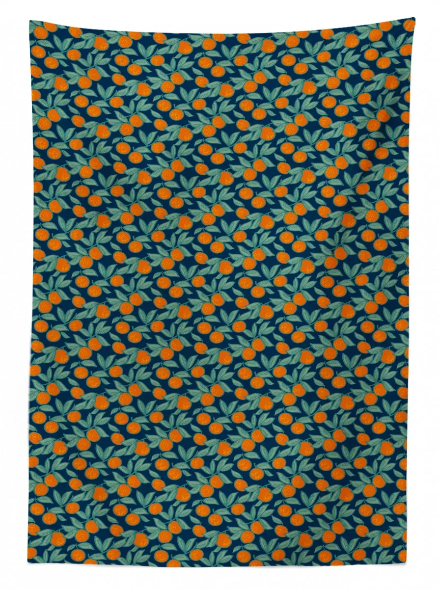 mandarin branches 3d printed tablecloth table decor 4154