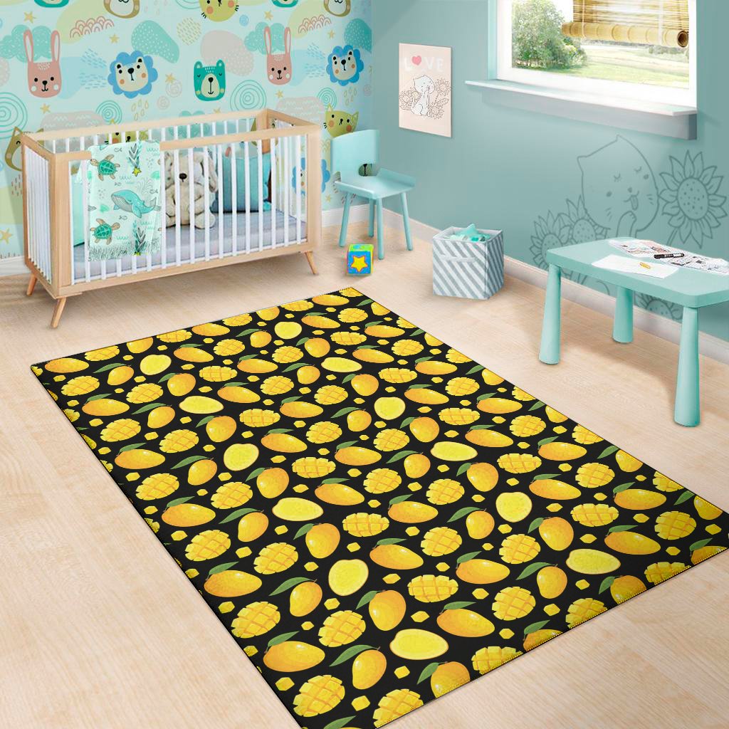 mango pattern print area rug floor decor 2749