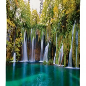 Many Small Waterfalls Photo 3D Printed Tablecloth Table Decor 1 many small waterfalls photo 3d printed tablecloth table decor 5907