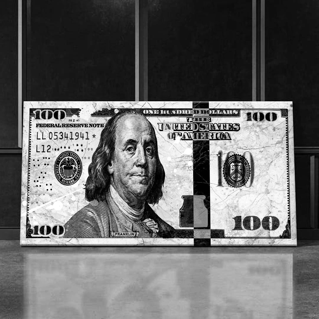 Marble Money Motivational Positive Canvas Print - Wall Art Decor marble money motivational positive canvas print wall art decor 2415