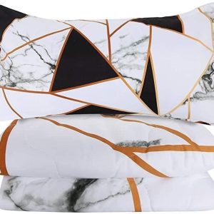 marble tiles diamond duvet cover bedding set 2497