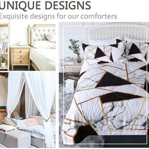 marble tiles diamond duvet cover bedding set 7919
