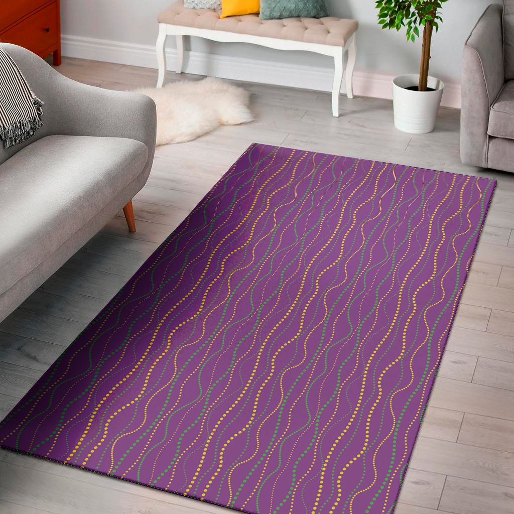 mardi gras dot pattern print area rug floor decor 2826