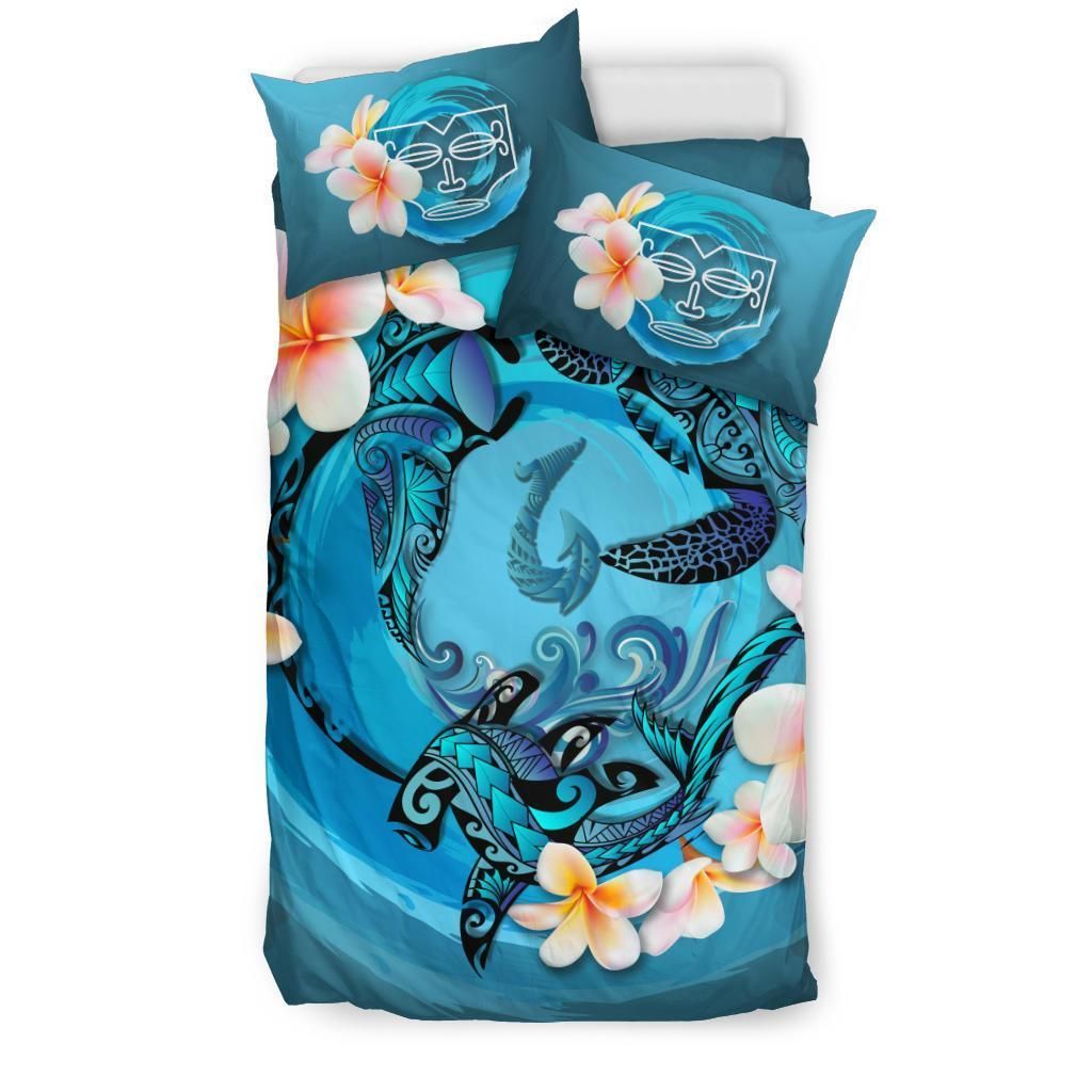 marquesas islands blue animal tattoo marine world bedding set bedroom decor 4414