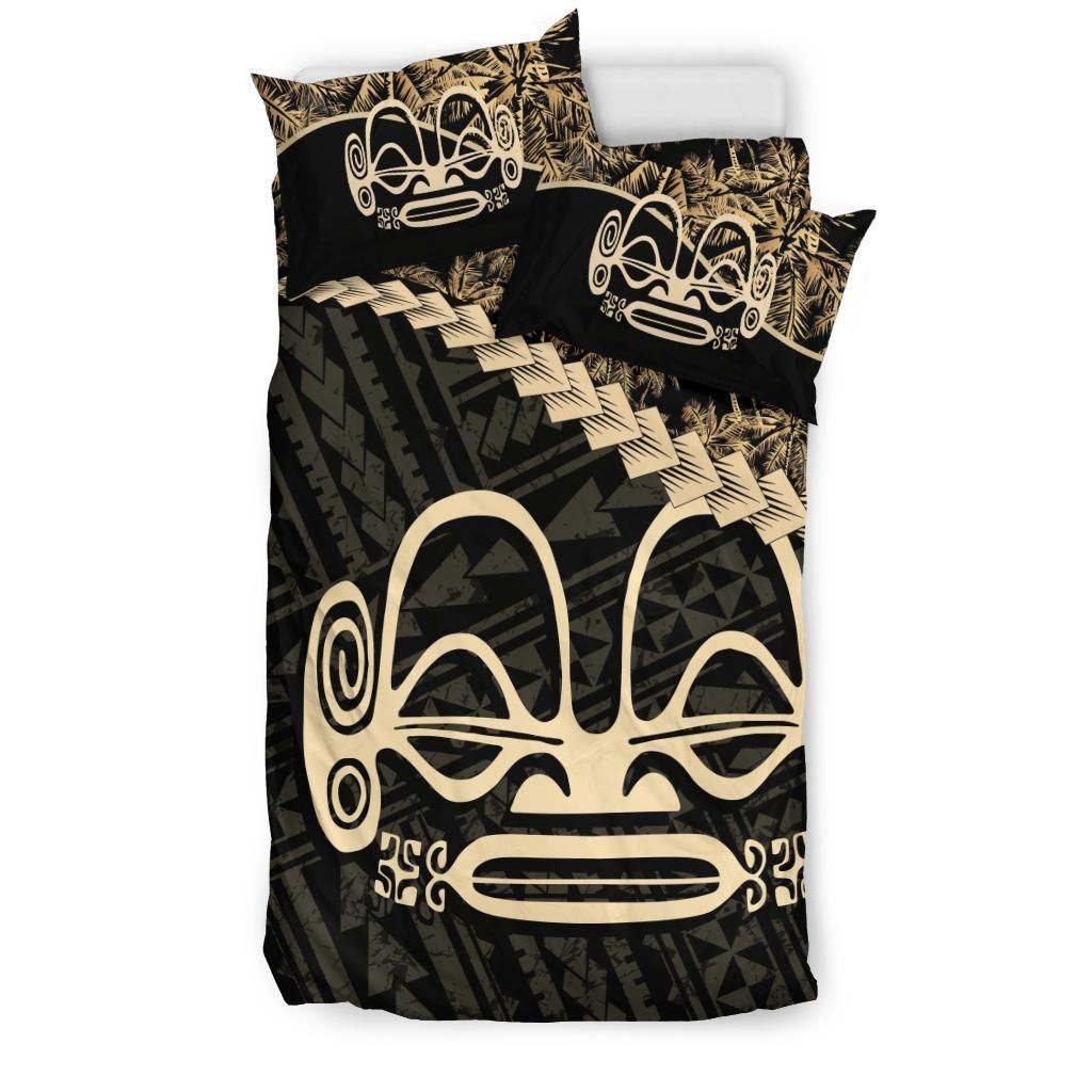 marquesas islands palm tree black bedding set bedroom decor 1922