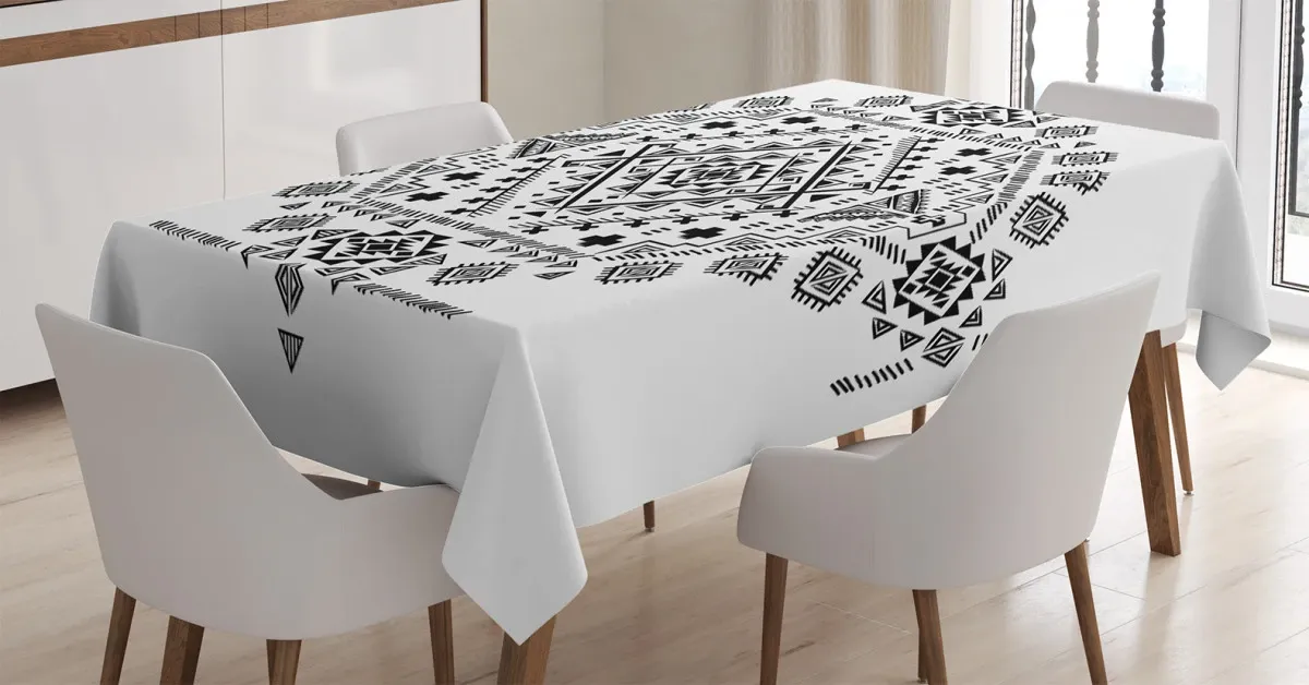 maya patterns 3d printed tablecloth table decor 1618