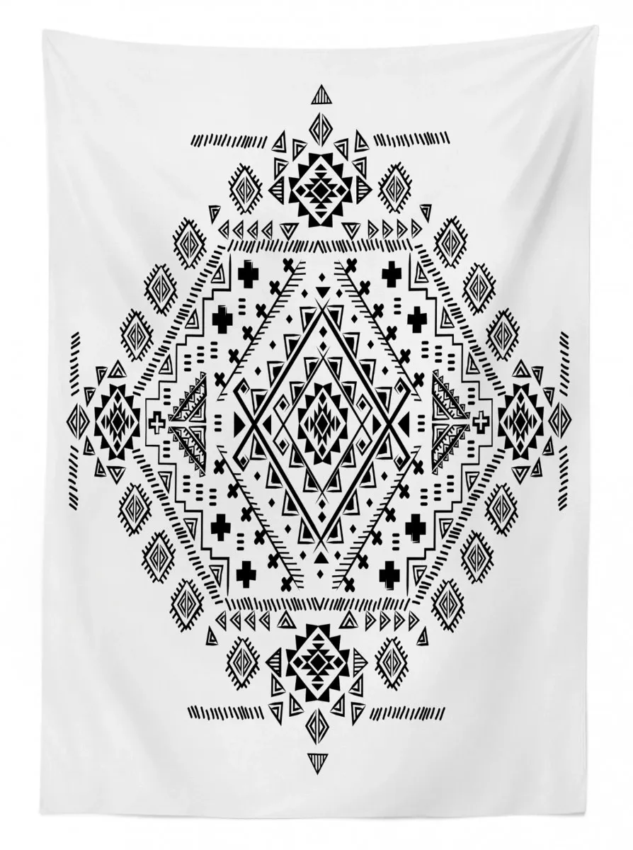 maya patterns 3d printed tablecloth table decor 8850