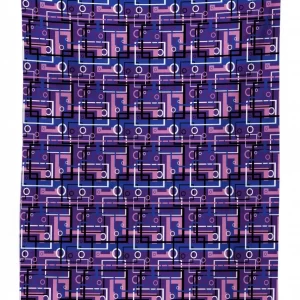 maze shapes circles 3d printed tablecloth table decor 8246